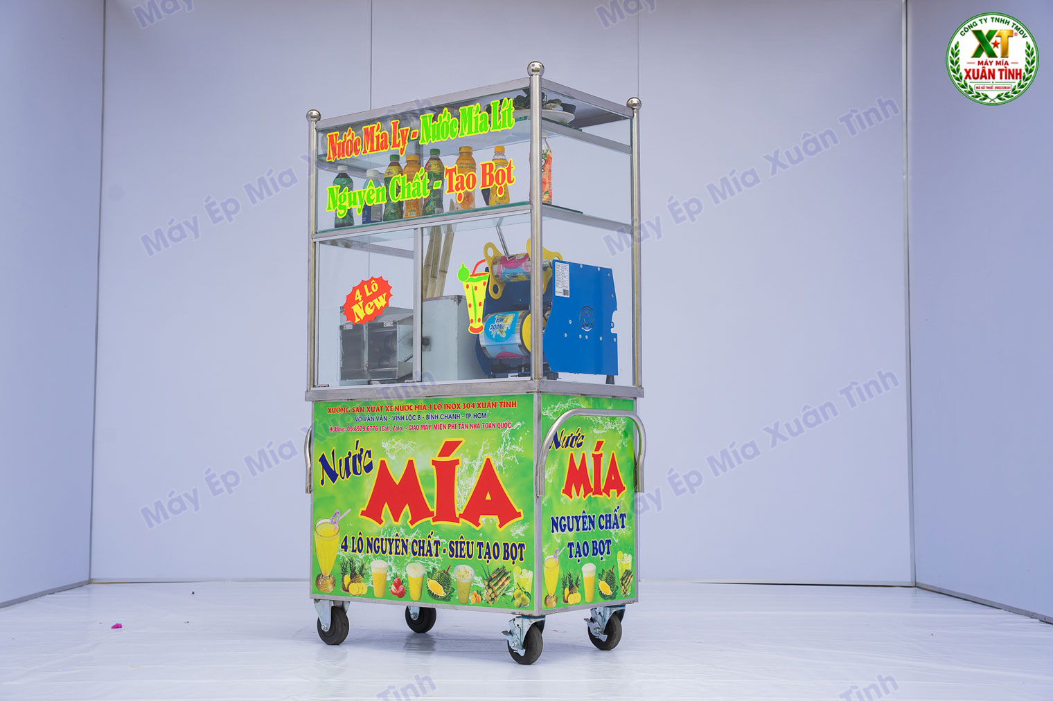 Chi Tiet Xe Nuoc Mia 4 Lo 73 Tu Kinh Model 1000 4