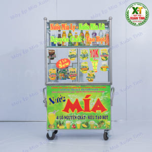 Máy Ép Mía 4 Lô 73 Tủ Kính Model 1000