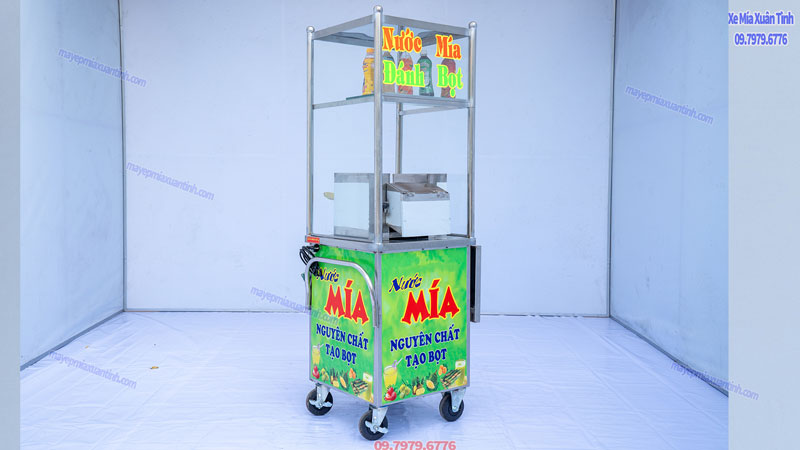 Cấu Tạo Của Xe TKNB 55cm Có đánh bọt inox 304 thế hệ mới