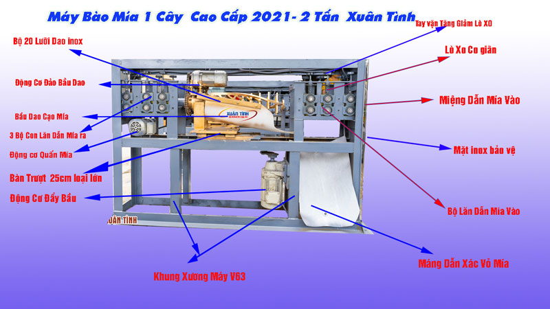 Dao cạo vỏ mía 4 dao siêu tiện lợi