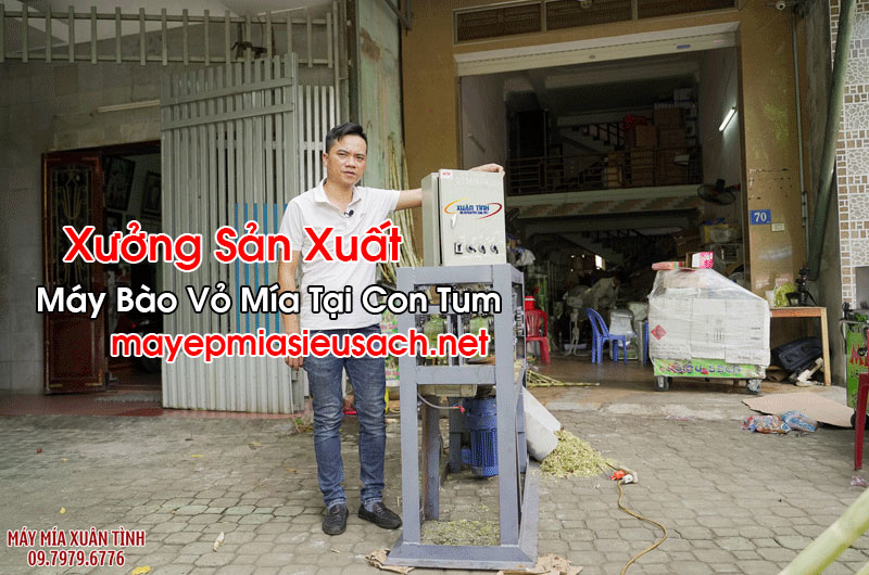 Máy Bào Vỏ Mía Tại Con Tum