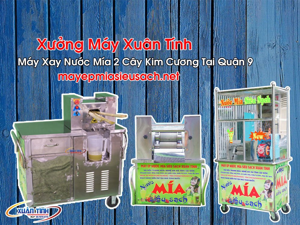 Máy Xay Nước Mía 2 Cây Kim Cương Tại Quận 9