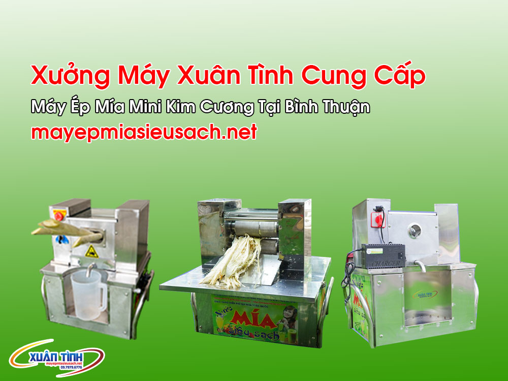 Máy Ép Mía Mini Kim Cương Tại Bình Thuận