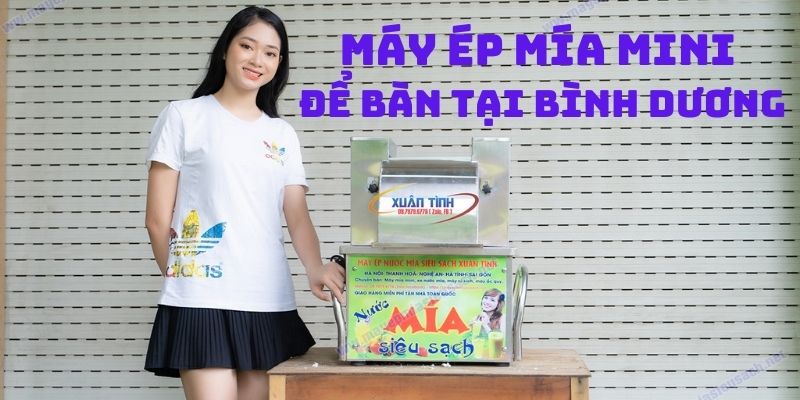 Máy Ép Mía Mini Để Bàn Tại Bình Dương