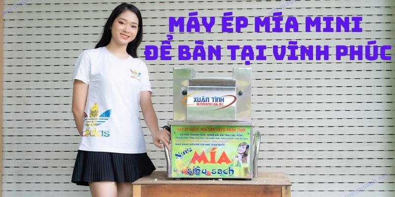 Máy Ép Mía Mini Để Bàn Tại Vĩnh Phúc