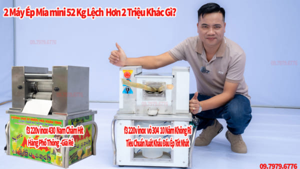 May Ep Mia Mini F3 800w Xuat Khau Inox 304 My Canada Han 6
