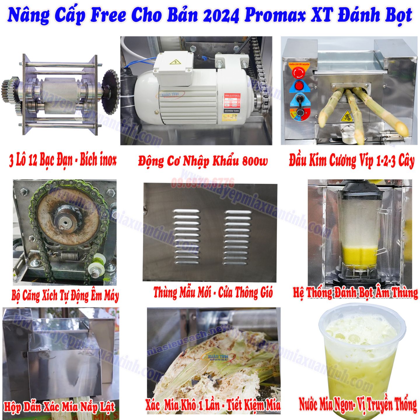 Nâng Cấp Máy ép Mía Xuân Tình 2024