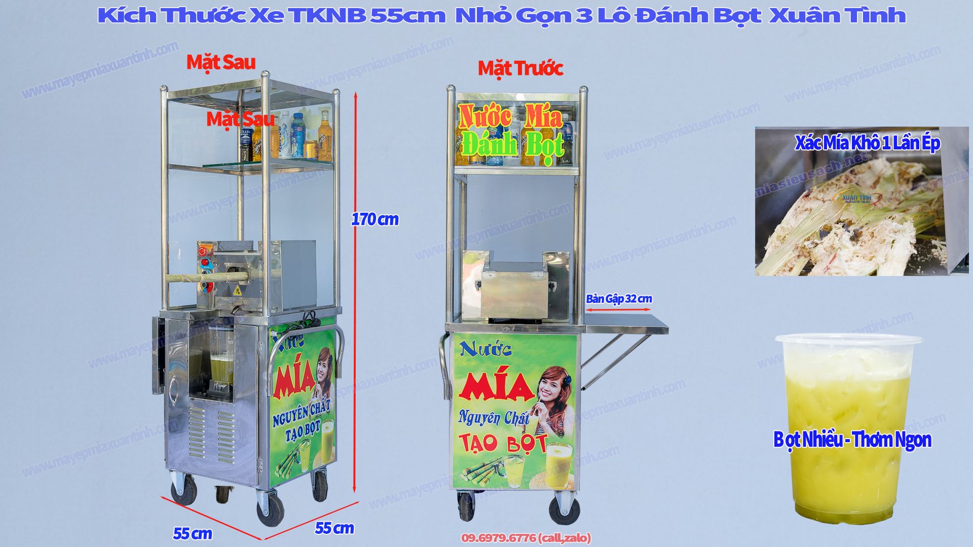 Xe Tủ Kính Nửa Bàn