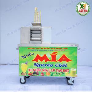 Máy Ép Mía 6 Lô 90 Liền Bàn Model 2000