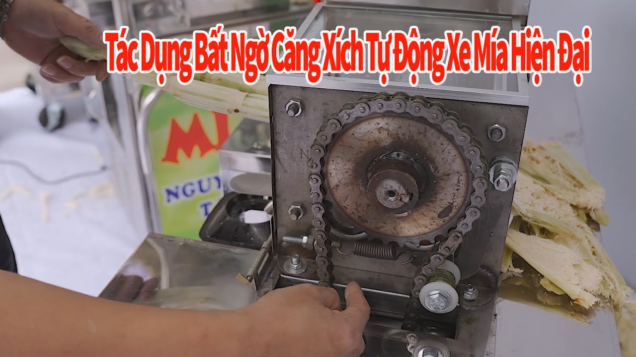 Tác Dụng Bất Ngờ Căng Xích Tự Động Trên Xe Mía