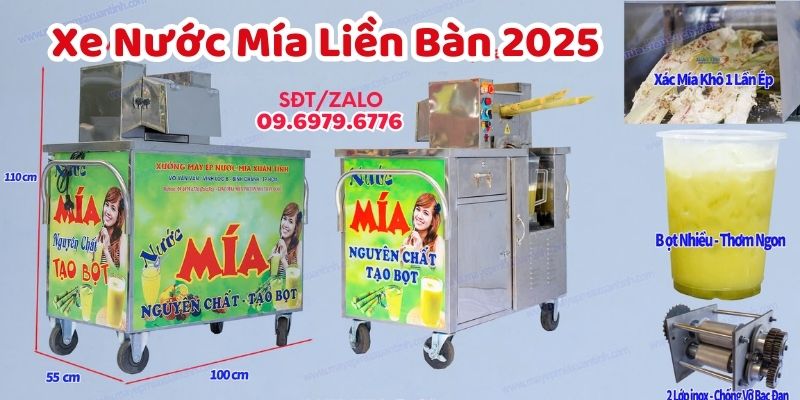 Xe Nước Mía Liền Bàn 2025