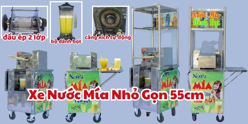 Xe Nước Mía Nhỏ Gọn 55cm