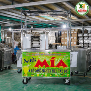 Máy Ép Mía 6 Lô 90 Tủ Kính Model 2000