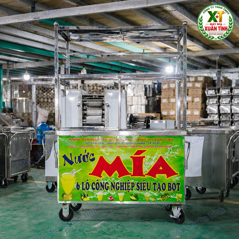 Máy Ép Mía 6 Lô 90 Tủ Kính Model 2000 Máy Ép Mía 6 Lô 90 Tủ Kính Model 2000