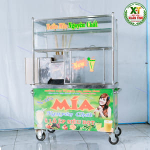 Máy Ép Mía 6 Lô 90 Tủ Kính Model 2000