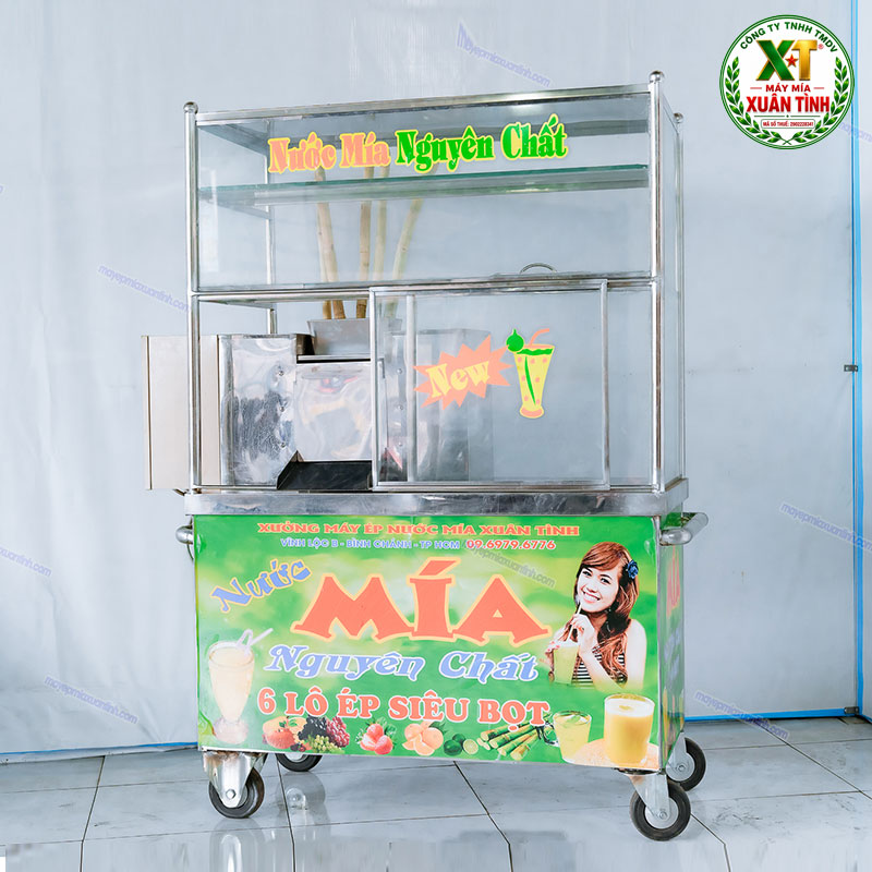 Máy Ép Mía 6 Lô 90 Tủ Kính Model 2000 Máy Ép Mía 6 Lô 90 Tủ Kính Model 2000