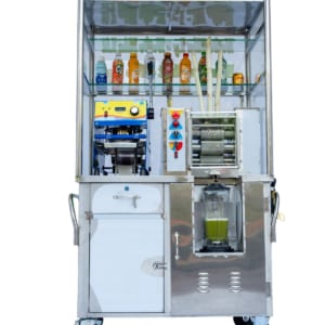 Máy ép mía 6 lô 73 Sầu Riêng tủ kính Xuân Tình, ảnh thực tế sản phẩm