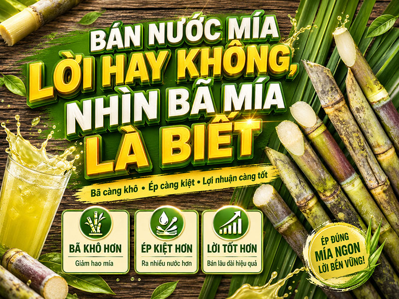 Bán nước mía lời hay không?