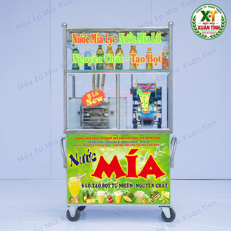 Máy Ép Mía 6 Lô 73 Tủ Kính Model 1000 Máy Ép Mía 6 Lô 73 Tủ Kính Model 1000