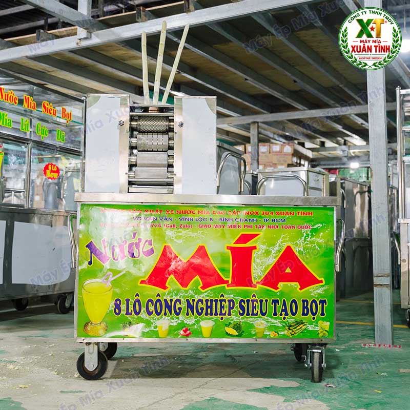 Máy Ép Mía 8 Lô 90 Sầu Riêng Liền Bàn Model 2000 Máy Ép Mía 8 Lô 90 Sầu Riêng Liền Bàn Model 2000