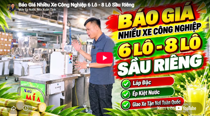 Bao Gia Nhieu Xe Cong Nghiep 6 Lo 8 Lo Sau Rieng