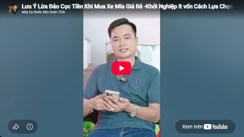 Luu Y Lua Dao Coc Tien Khi Mua Xe Mia Gia Re Khoi Nghiep It Von Cach Lua Chon Xe Mia Ben Dep