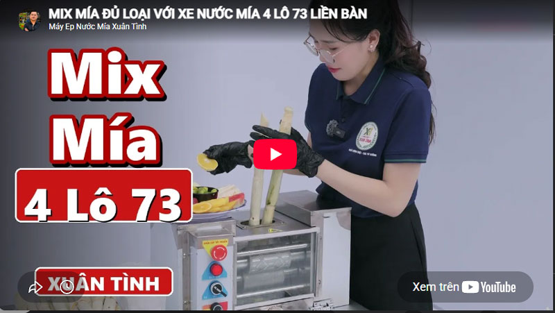 Mix Mia Du Loai Voi Xe Nuoc Mia 4 Lo 73 Lien Ban